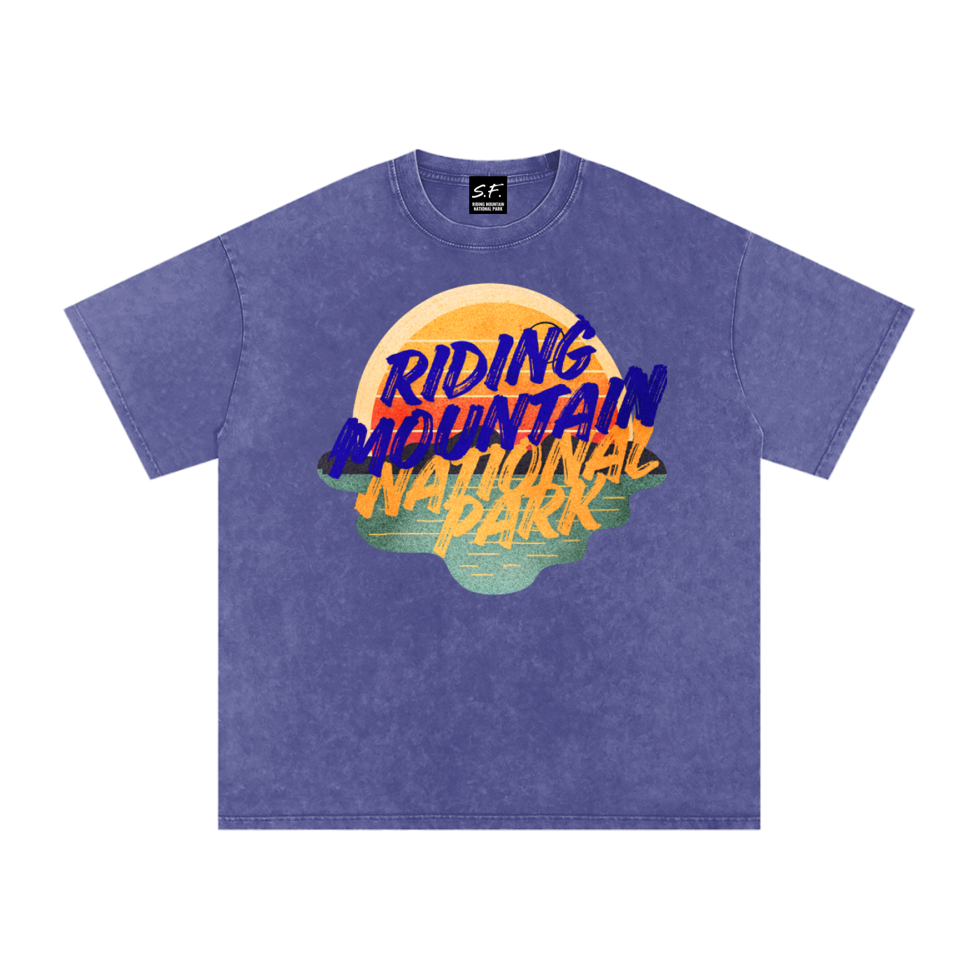 RMNP, Snow Washed Oversized Cotton T-Shirt