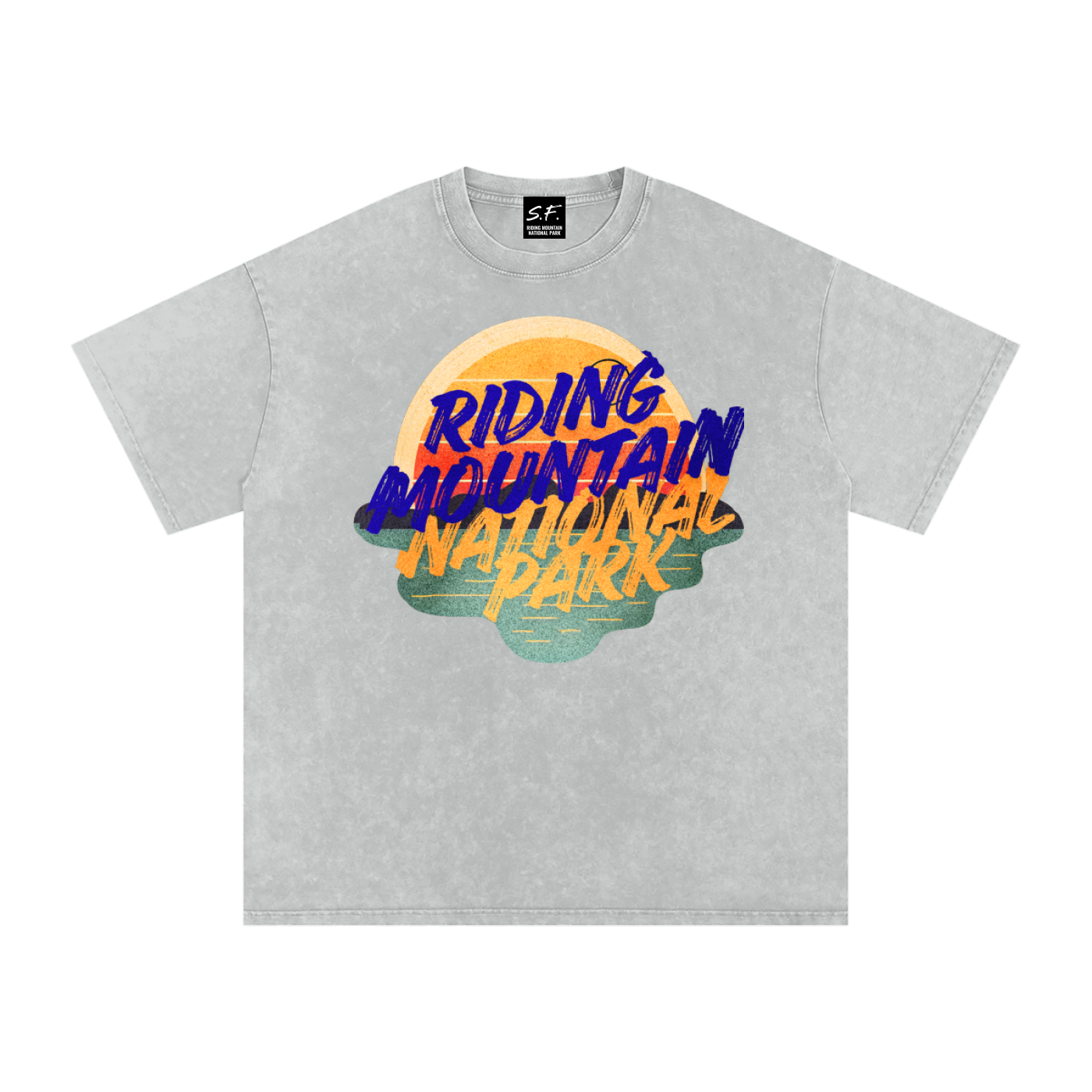 RMNP, Snow Washed Oversized Cotton T-Shirt