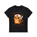 Stabby The Beaver, Women, Bodycon Crewneck T-Shirt