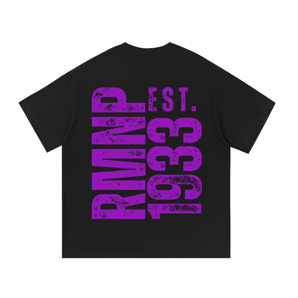 RMNP Stamp, Purple, Cotton T-Shirt