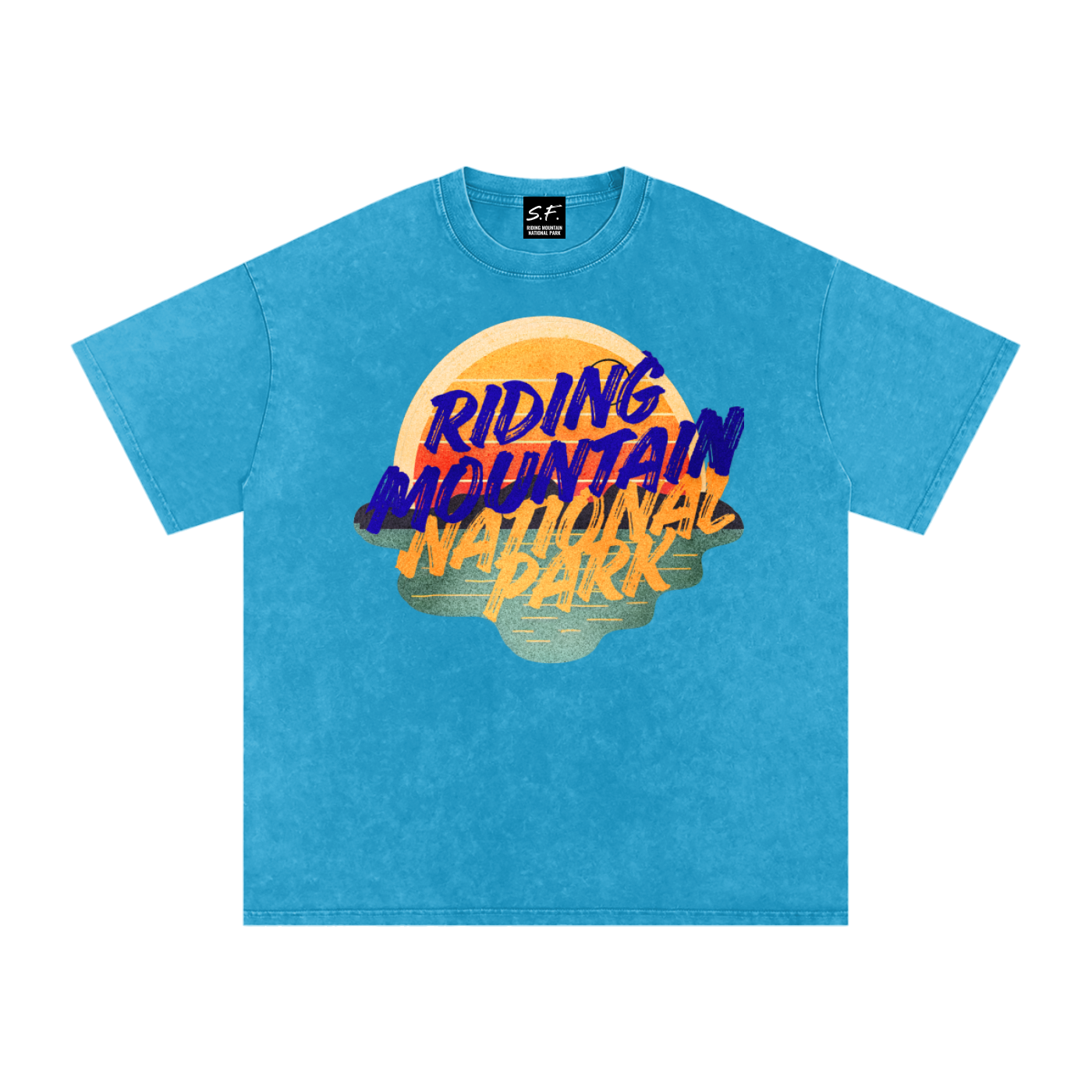 RMNP, Snow Washed Oversized Cotton T-Shirt