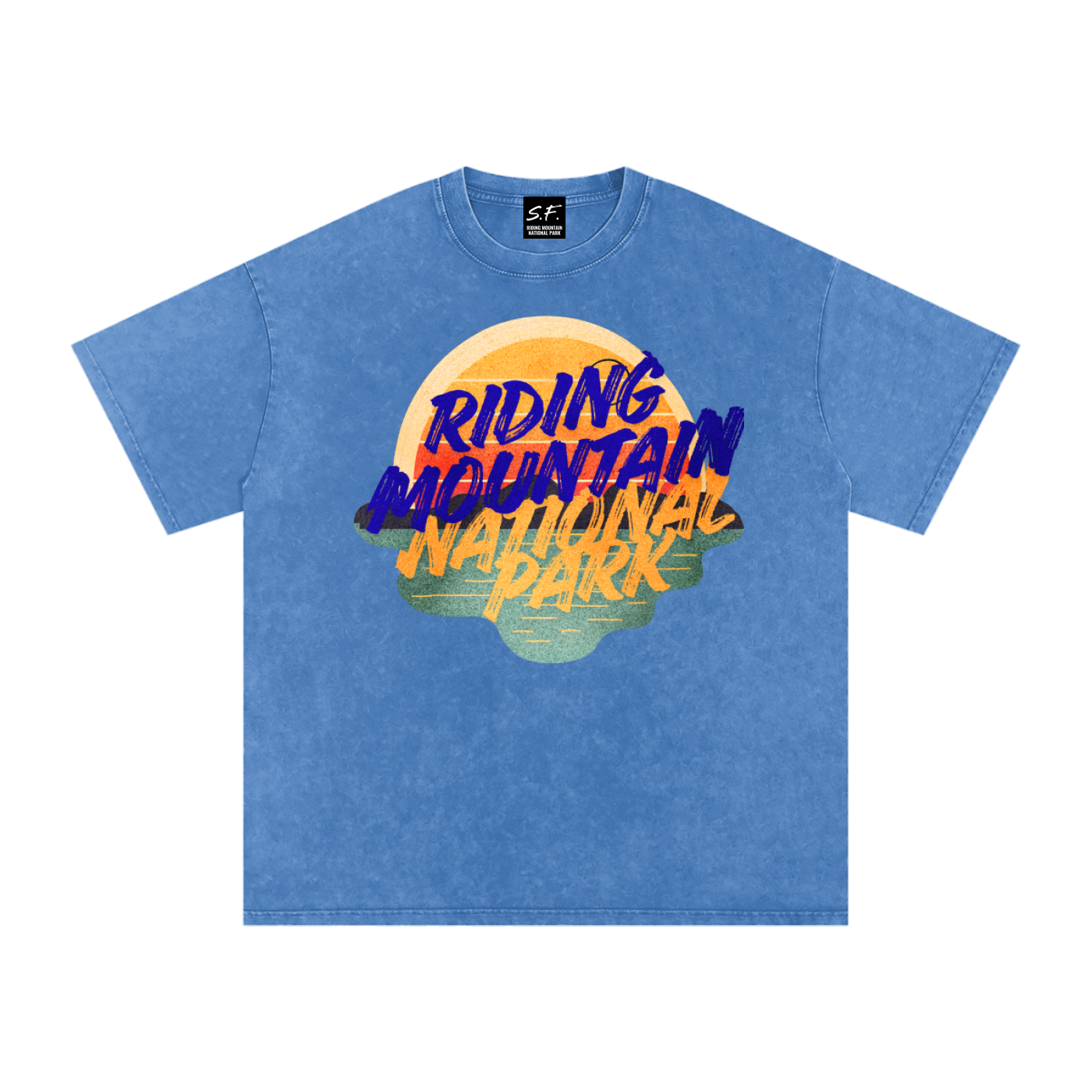 RMNP, Snow Washed Oversized Cotton T-Shirt