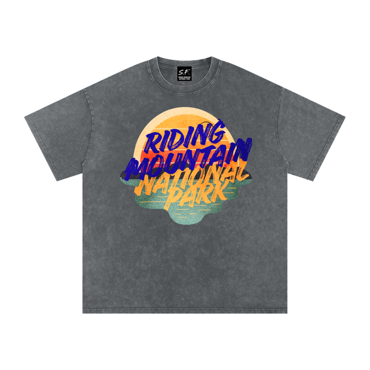 RMNP, Snow Washed Oversized Cotton T-Shirt