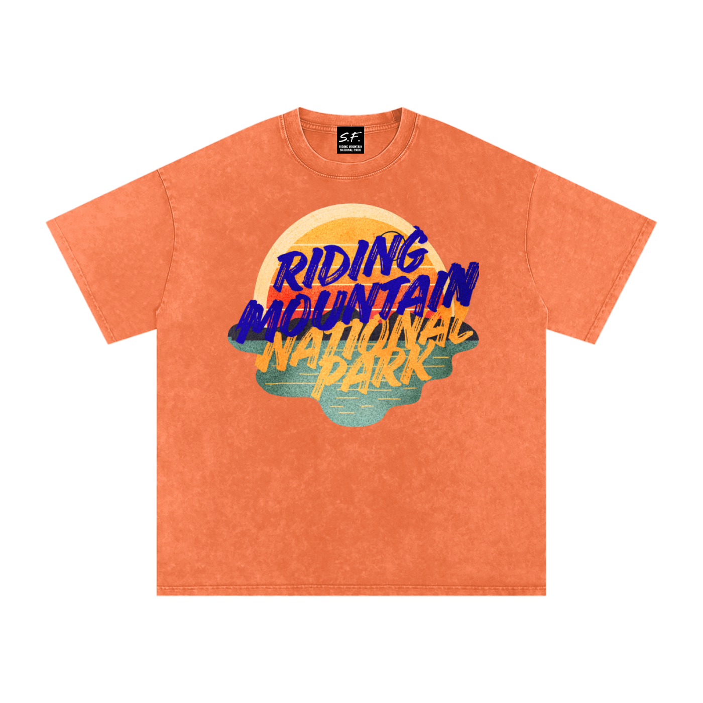 RMNP, Snow Washed Oversized Cotton T-Shirt