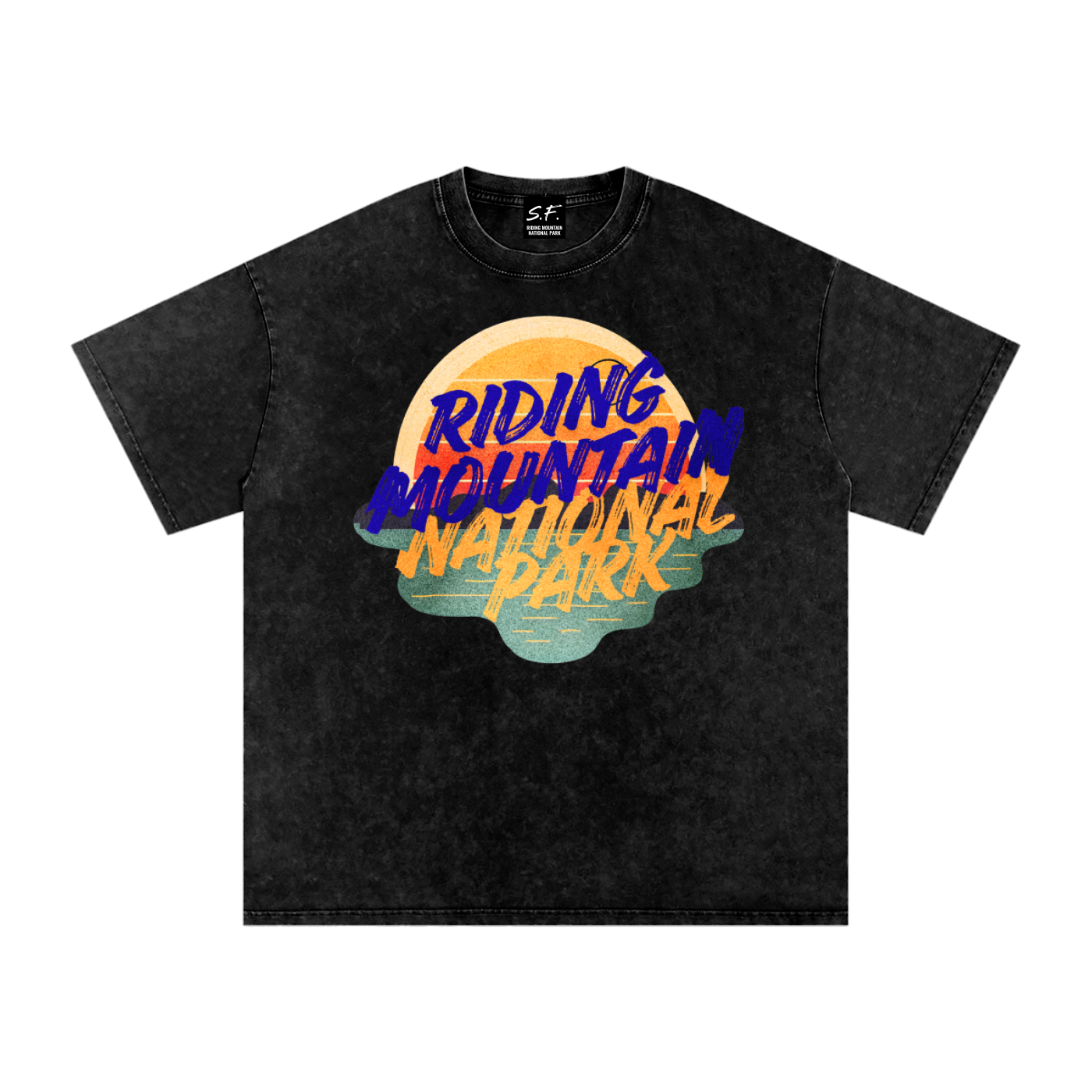 RMNP, Snow Washed Oversized Cotton T-Shirt