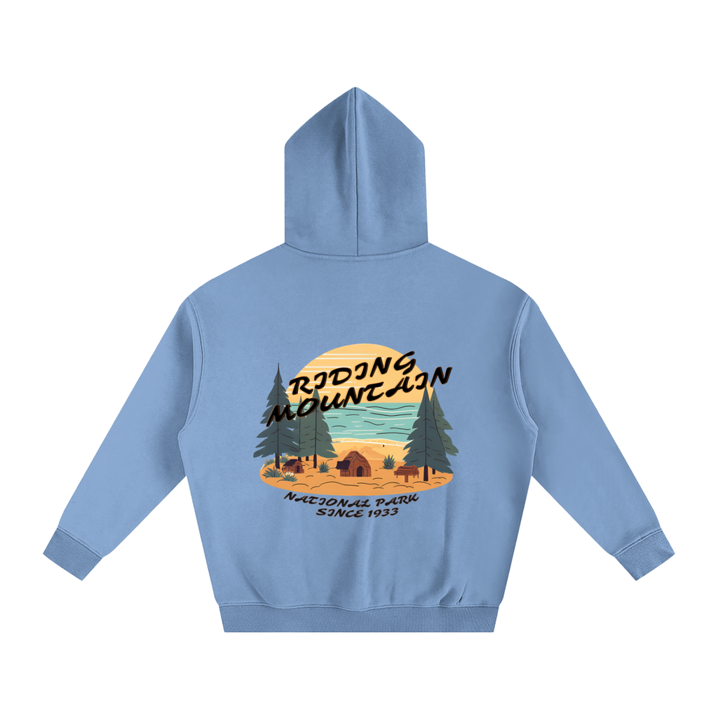 Riding Mountain, Oversize Fleeced Hoodie
