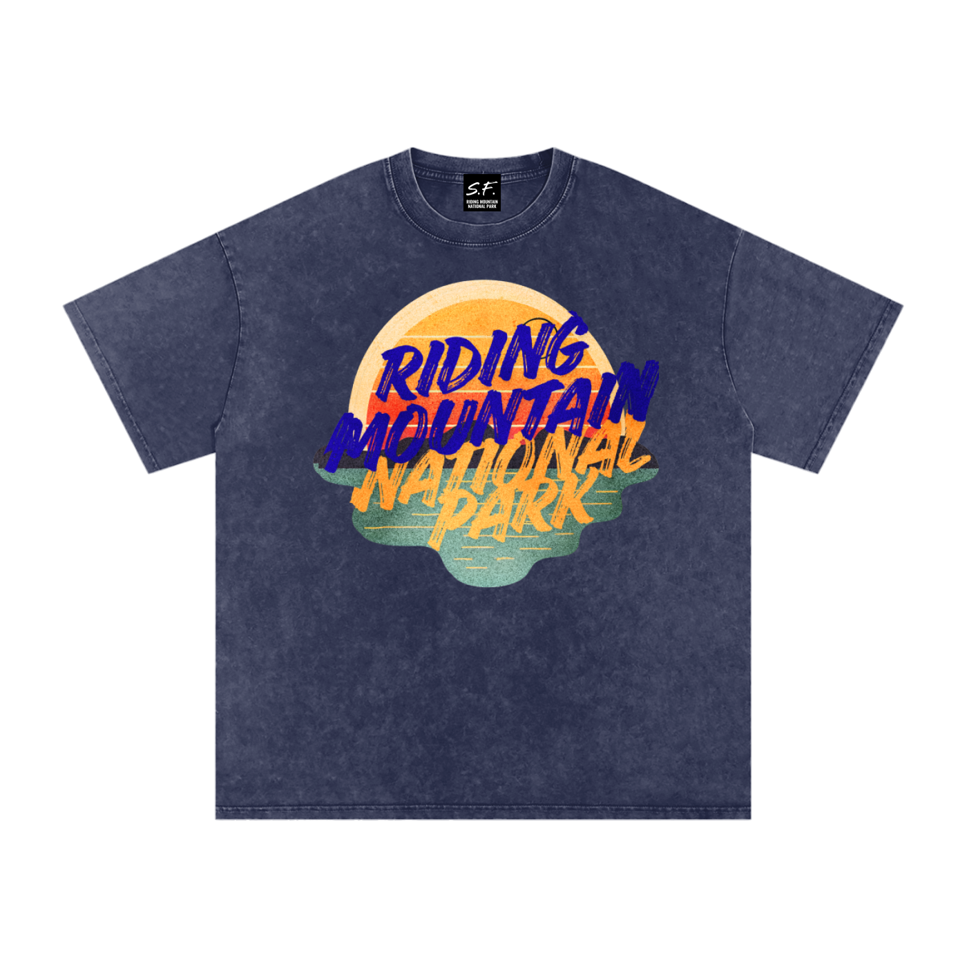 RMNP, Snow Washed Oversized Cotton T-Shirt