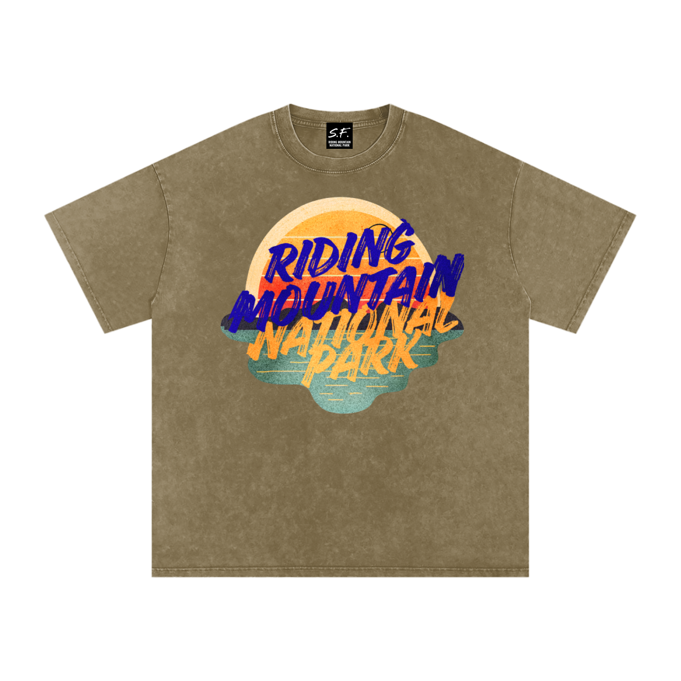 RMNP, Snow Washed Oversized Cotton T-Shirt