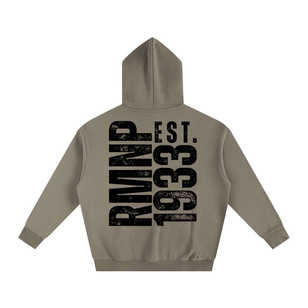 RMNP Stamp, Oversize Fleeced Hoodie