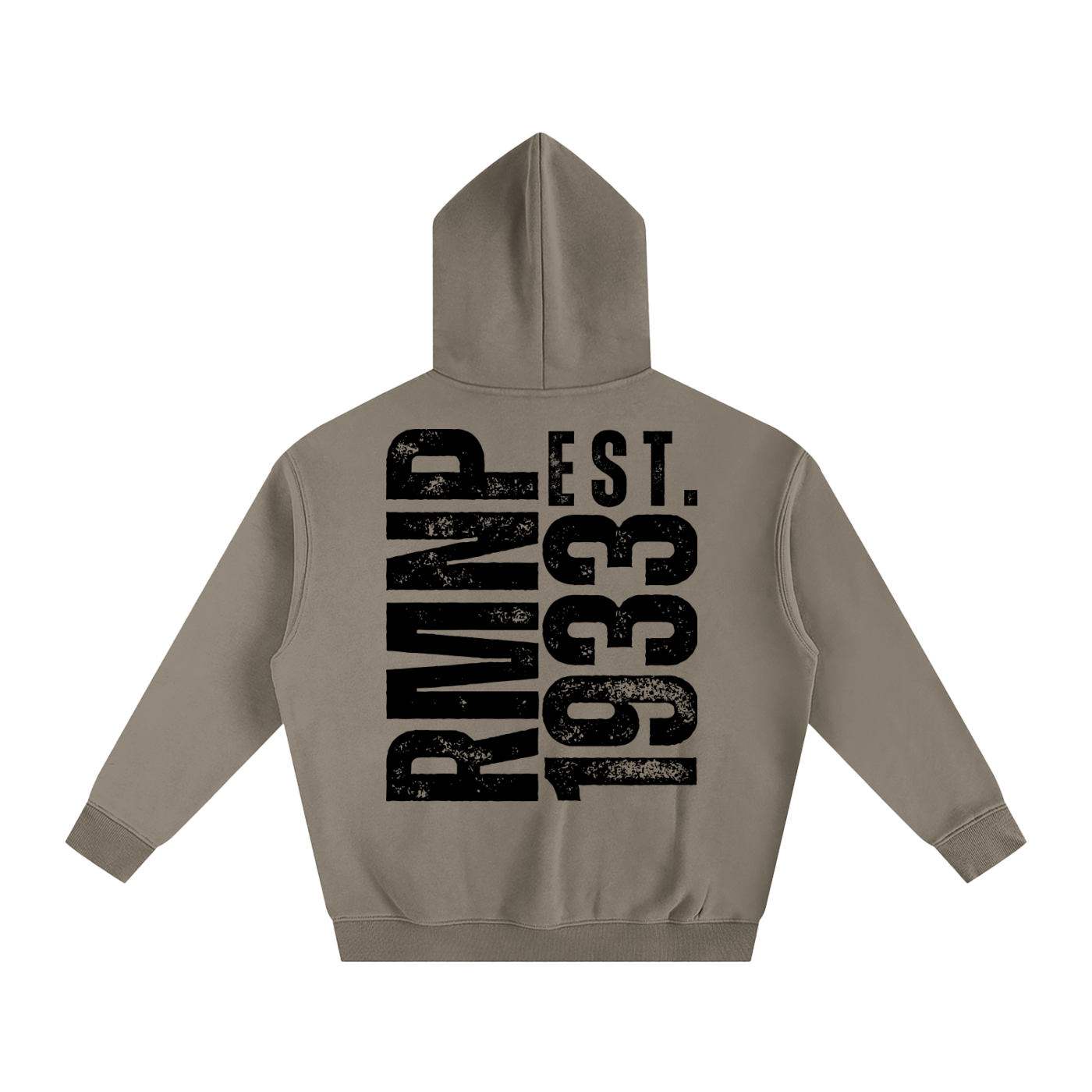 RMNP Stamp, Oversize Fleeced Hoodie