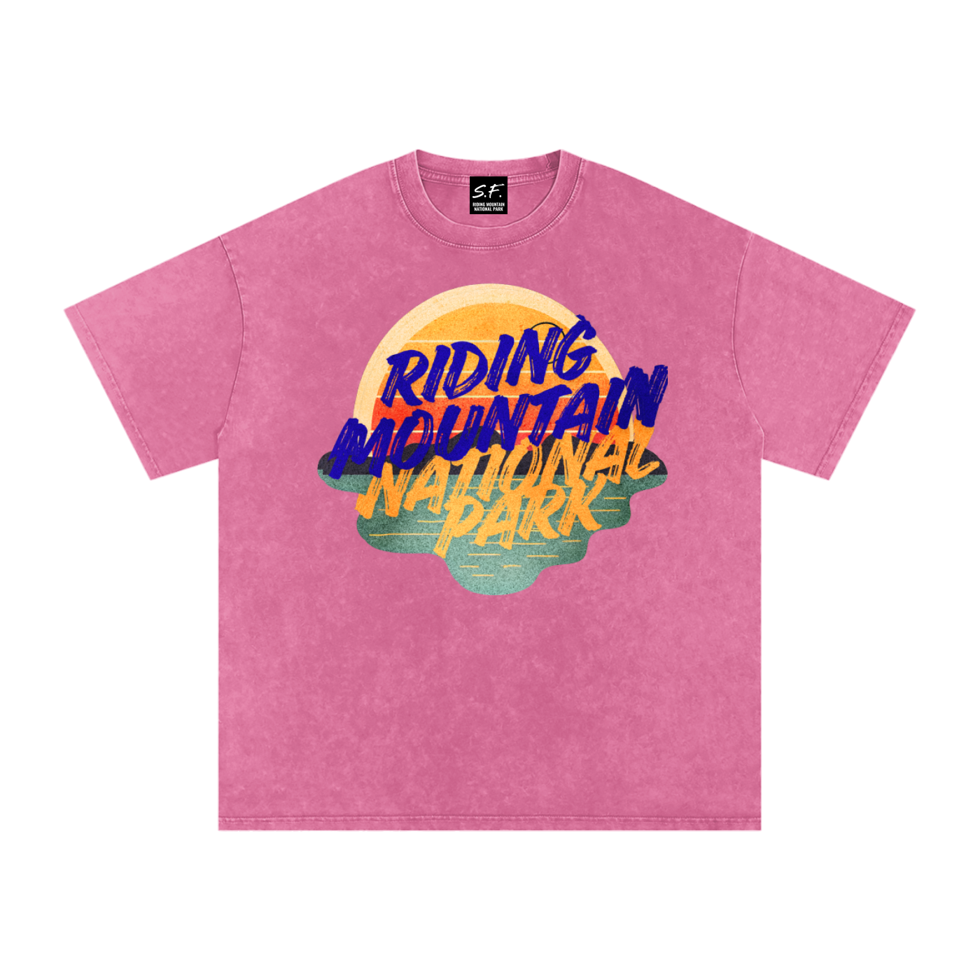 RMNP, Snow Washed Oversized Cotton T-Shirt